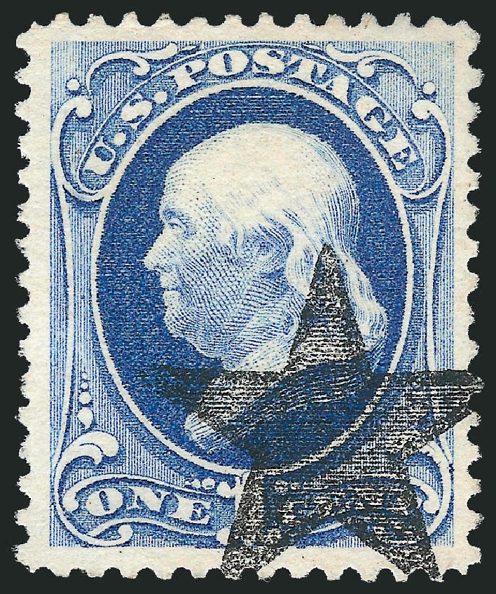 US Stamps Value Scott Catalogue #182 - 1c 1879 Franklin. Robert Siegel Auction Galleries, Mar 2012, Sale 1019, Lot 515