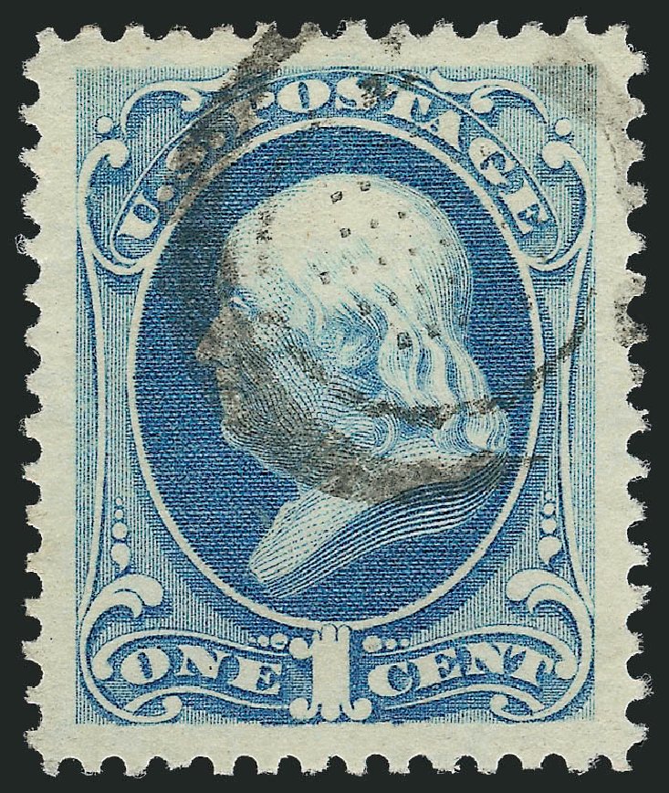 Price of US Stamps Scott Cat. 182: 1c 1879 Franklin. Robert Siegel Auction Galleries, Sep 2009, Sale 976, Lot 1605