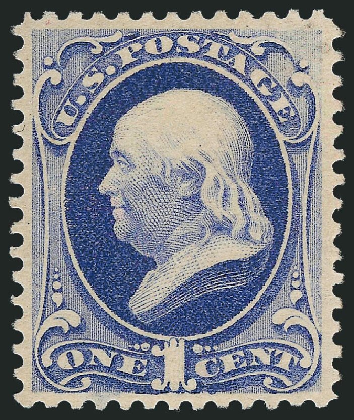 Values of US Stamps Scott Catalog #182 - 1c 1879 Franklin. Robert Siegel Auction Galleries, Oct 2010, Sale 997, Lot 5595