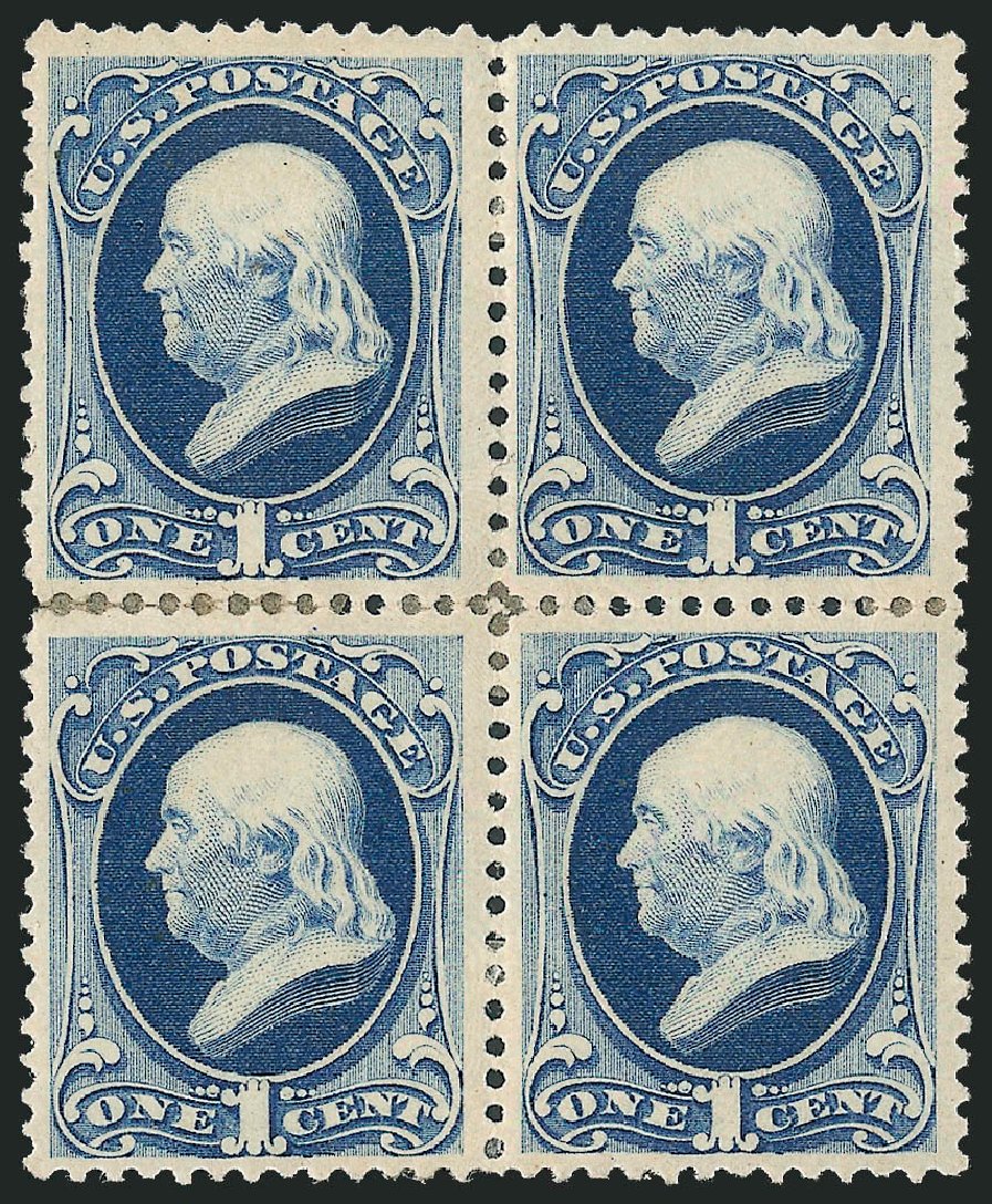 Price of US Stamps Scott Catalog # 182: 1879 1c Franklin. Robert Siegel Auction Galleries, Mar 2012, Sale 1021, Lot 402