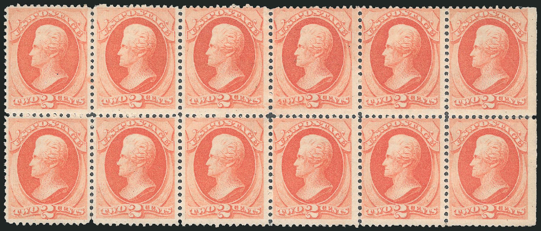 US Stamp Prices Scott Catalogue # 183: 2c 1879 Jackson. Robert Siegel Auction Galleries, Oct 2011, Sale 1014, Lot 1417