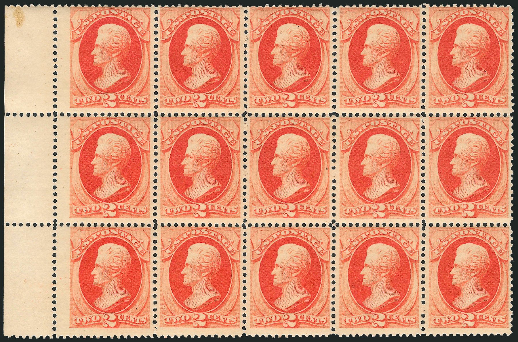 Cost of US Stamps Scott Cat. # 183 - 1879 2c Jackson. Robert Siegel Auction Galleries, Mar 2013, Sale 1040, Lot 1437