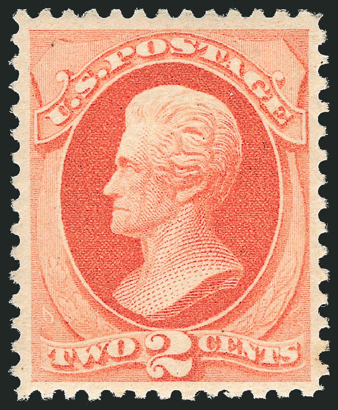 Values of US Stamp Scott Catalogue 183: 2c 1879 Jackson. Robert Siegel Auction Galleries, Feb 2010, Sale 983, Lot 118