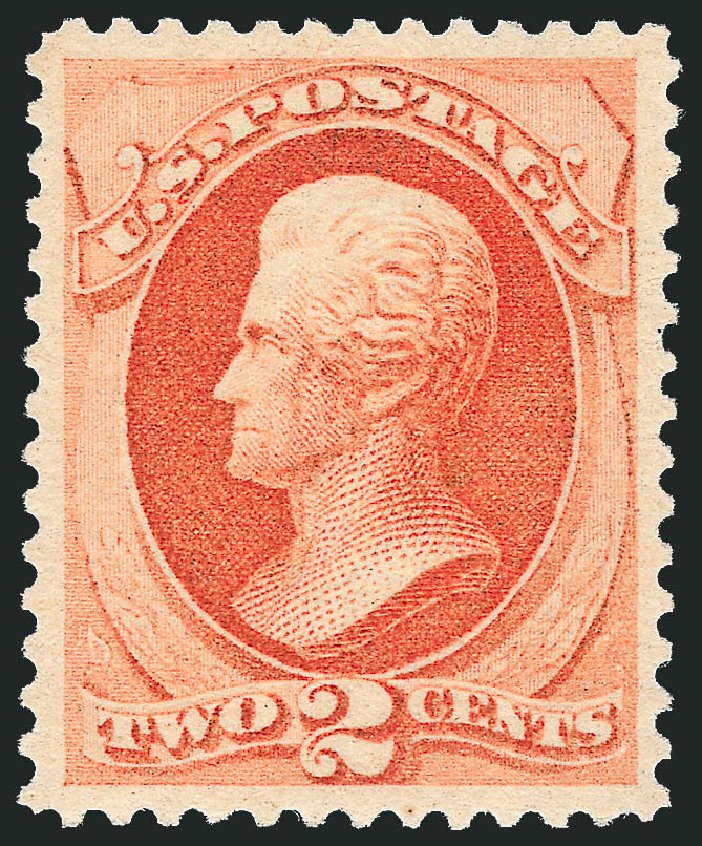 US Stamps Values Scott Catalogue 183: 1879 2c Jackson. Robert Siegel Auction Galleries, Dec 2009, Sale 978, Lot 1041