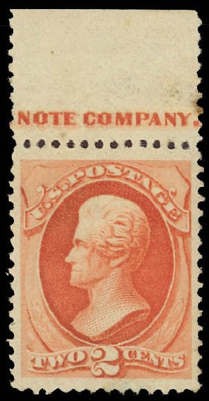 US Stamps Prices Scott Catalog # 183 - 1879 2c Jackson. Daniel Kelleher Auctions, Aug 2012, Sale 631, Lot 855