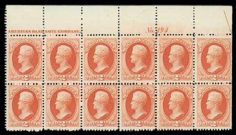 Cost of US Stamps Scott Cat. 183 - 2c 1879 Jackson. Matthew Bennett International, Jun 2007, Sale 319, Lot 1202