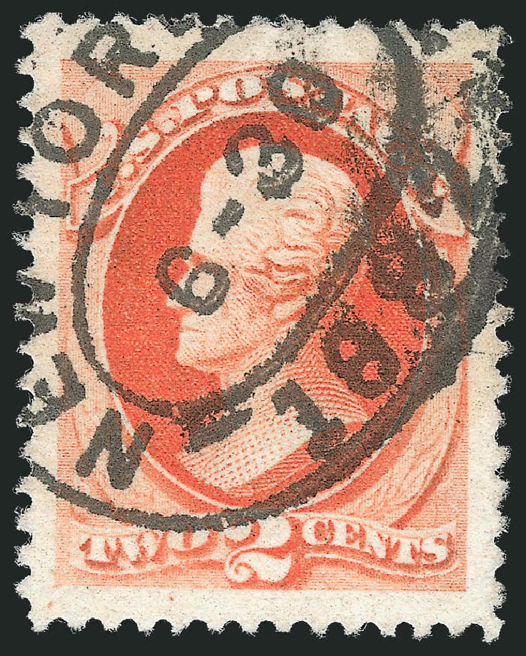 US Stamp Value Scott Catalogue #183: 2c 1879 Jackson. Robert Siegel Auction Galleries, Nov 2012, Sale 1034, Lot 172