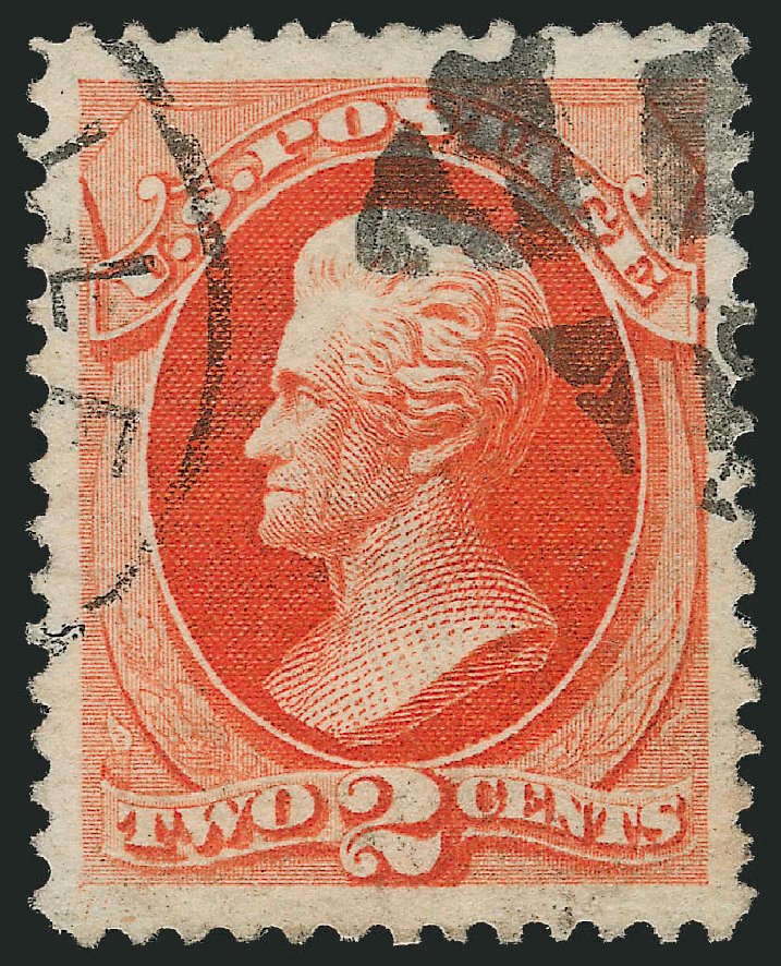 US Stamps Prices Scott Cat. 183: 2c 1879 Jackson. Robert Siegel Auction Galleries, Oct 2012, Sale 1032, Lot 3283