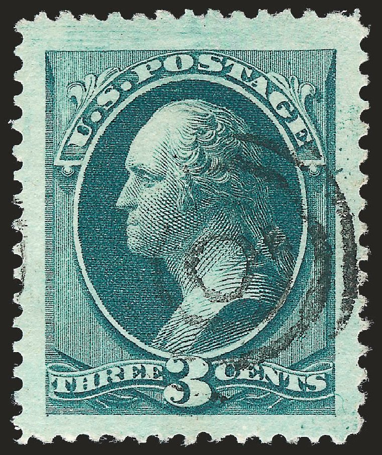 Costs of US Stamp Scott Cat. # 184: 1879 3c Washington. Robert Siegel Auction Galleries, Apr 2010, Sale 984, Lot 498