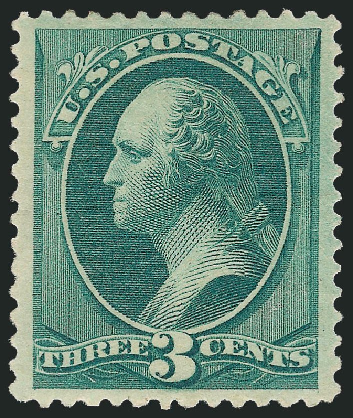 Price of US Stamp Scott Catalogue 184: 1879 3c Washington. Robert Siegel Auction Galleries, Feb 2010, Sale 983, Lot 119