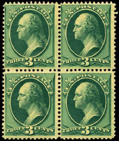 Price of US Stamp Scott Catalog 184 - 1879 3c Washington. Harmer-Schau Auction Galleries, Feb 2012, Sale 92, Lot 970