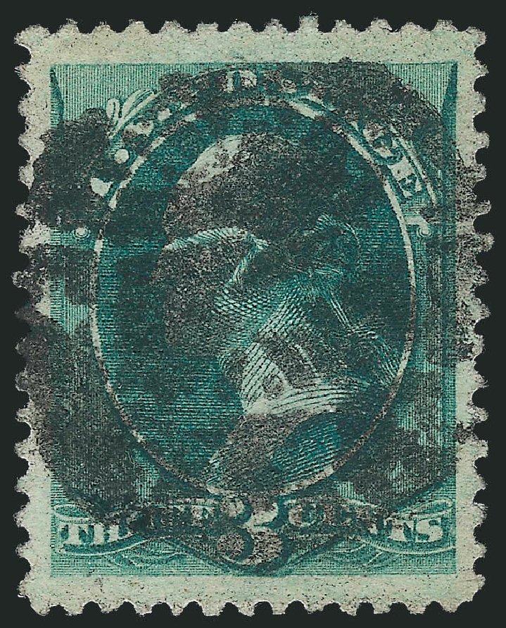 US Stamp Values Scott Catalog # 184: 1879 3c Washington. Robert Siegel Auction Galleries, Oct 2012, Sale 1032, Lot 3285