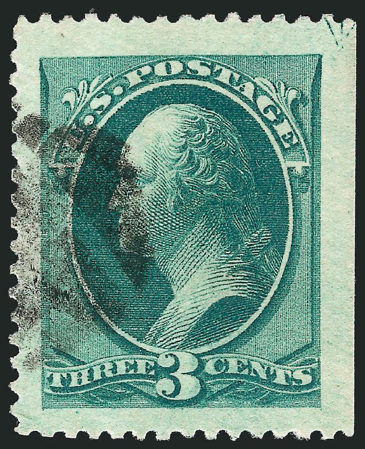 Values of US Stamps Scott Catalogue 184 - 3c 1879 Washington. Robert Siegel Auction Galleries, Sep 2008, Sale 962, Lot 2453