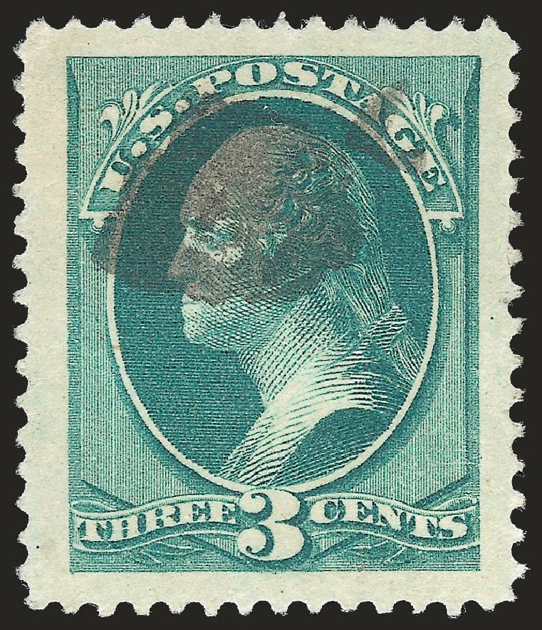 US Stamp Price Scott # 184 - 3c 1879 Washington. Robert Siegel Auction Galleries, Jun 2009, Sale 975, Lot 1416
