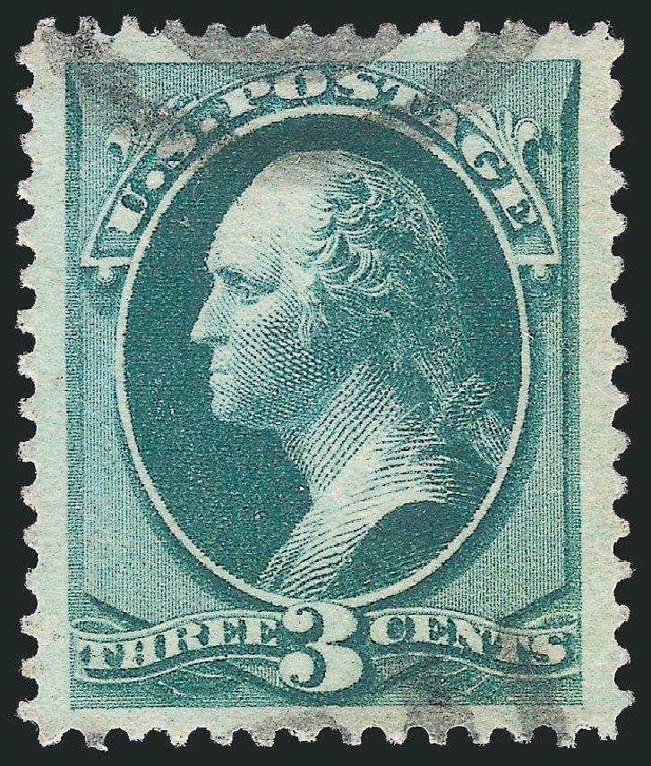 Costs of US Stamps Scott #184 - 3c 1879 Washington. Robert Siegel Auction Galleries, Dec 2009, Sale 982, Lot 5486