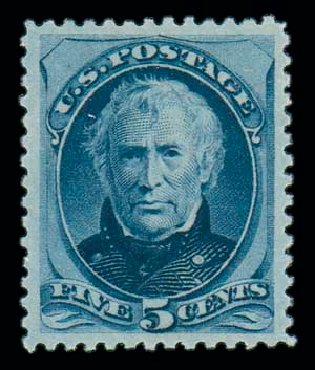 US Stamp Prices Scott Catalogue #185: 1879 5c Taylor. Matthew Bennett International, Oct 2007, Sale 320, Lot 477