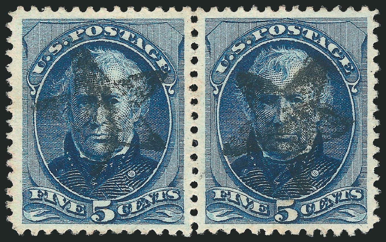 Values of US Stamp Scott Cat. #185 - 5c 1879 Taylor. Robert Siegel Auction Galleries, Jul 2013, Sale 1050, Lot 308