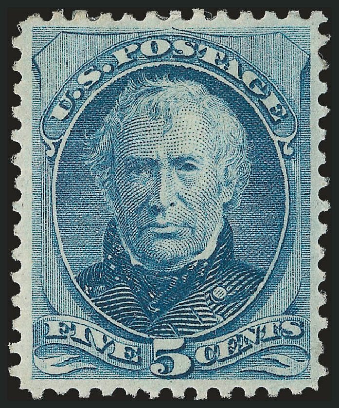 Cost of US Stamps Scott Catalogue 185 - 1879 5c Taylor. Robert Siegel Auction Galleries, Feb 2010, Sale 983, Lot 120