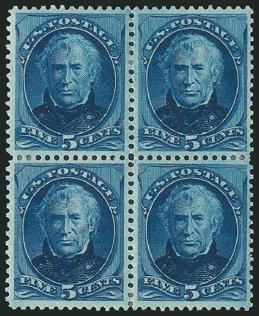 US Stamp Prices Scott Cat. # 185: 5c 1879 Taylor. Robert Siegel Auction Galleries, Mar 2012, Sale 1021, Lot 403