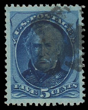 US Stamps Price Scott Catalog #185: 5c 1879 Taylor. Daniel Kelleher Auctions, Jan 2012, Sale 628, Lot 326
