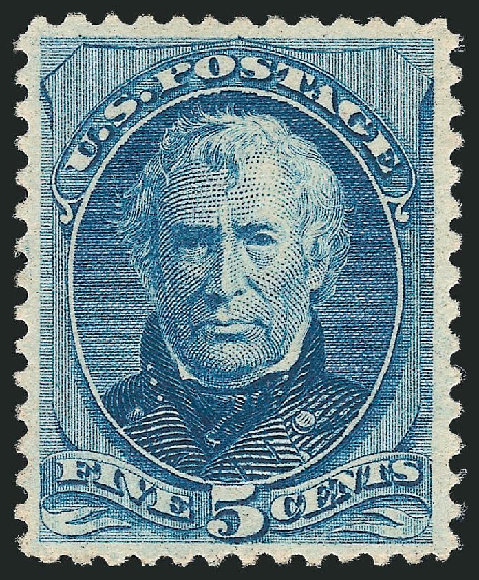 Value of US Stamps Scott 185 - 1879 5c Taylor. Robert Siegel Auction Galleries, Oct 2011, Sale 1013, Lot 286