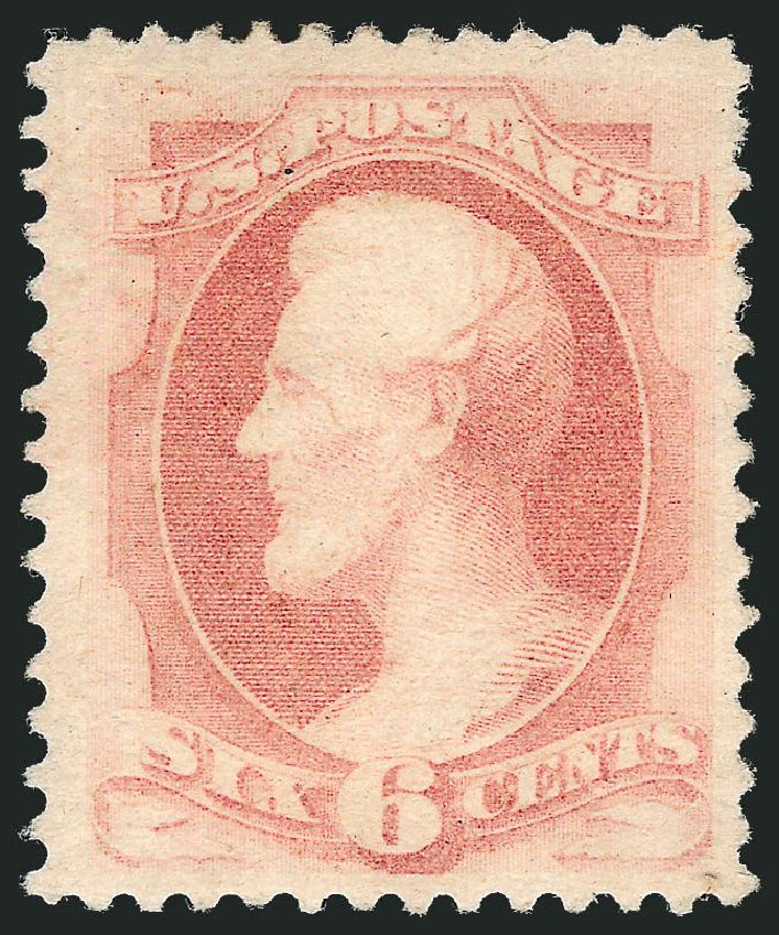 US Stamp Prices Scott Cat. #186 - 1879 6c Lincoln. Robert Siegel Auction Galleries, Jul 2013, Sale 1050, Lot 309
