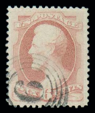 US Stamp Value Scott 186 - 6c 1879 Lincoln. Matthew Bennett International, Dec 2007, Sale 323, Lot 435