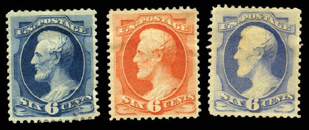 US Stamp Values Scott Cat. # 186: 1879 6c Lincoln. Matthew Bennett International, Mar 2011, Sale 335, Lot 45