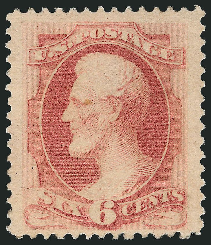 Cost of US Stamp Scott Catalogue #186 - 1879 6c Lincoln. Robert Siegel Auction Galleries, Jun 2011, Sale 1011, Lot 553
