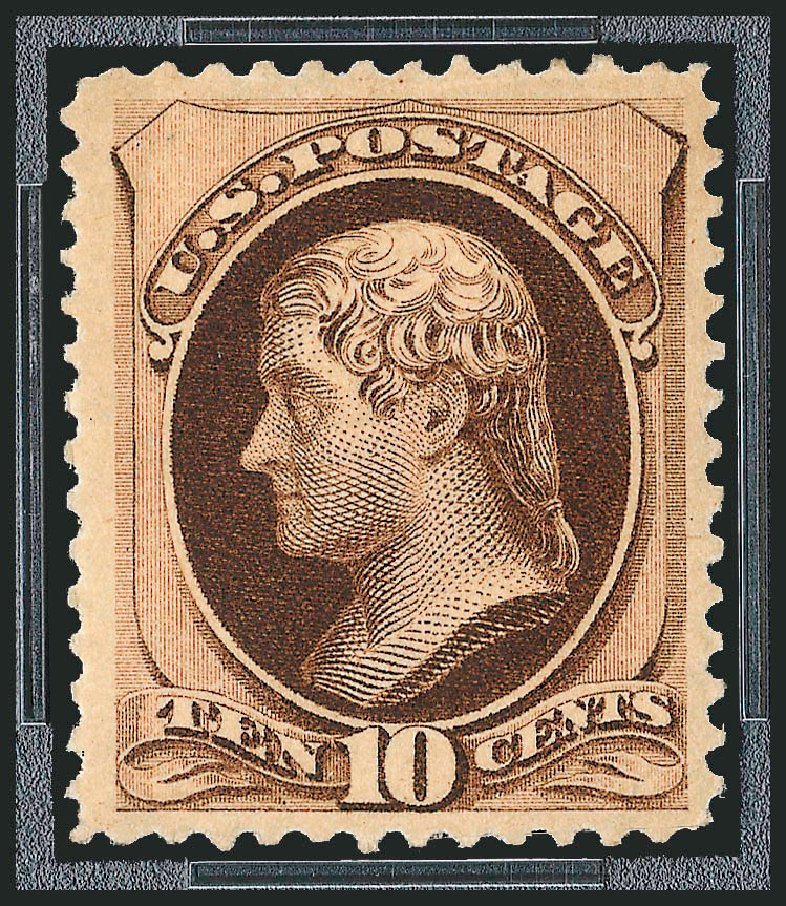 Price of US Stamps Scott #187: 10c 1879 Jefferson. Robert Siegel Auction Galleries, Dec 2008, Sale 967, Lot 4299