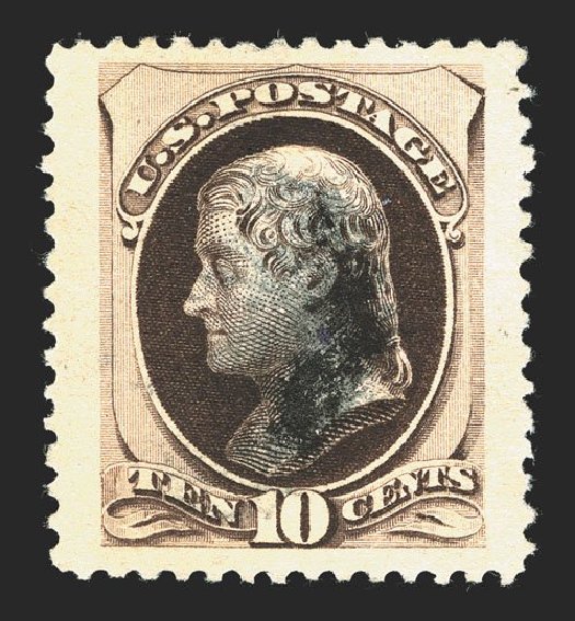 Cost of US Stamps Scott # 188 - 10c 1879 Jefferson. Spink Shreves Galleries, Mar 2013, Sale 142, Lot 219
