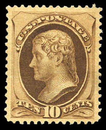 Prices of US Stamps Scott Catalogue #188 - 10c 1879 Jefferson. Matthew Bennett International, Mar 2011, Sale 337, Lot 2645