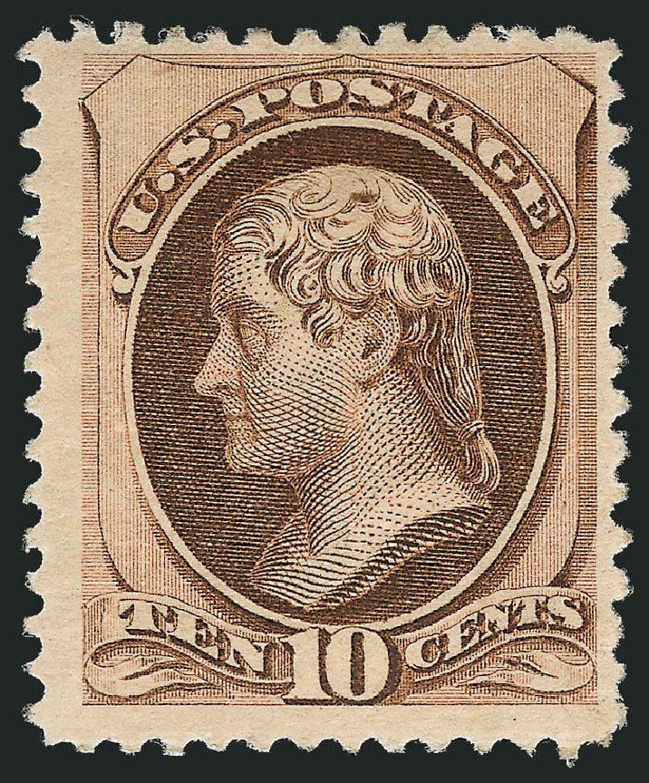 US Stamps Price Scott Catalog #188: 10c 1879 Jefferson. Robert Siegel Auction Galleries, Feb 2010, Sale 983, Lot 123