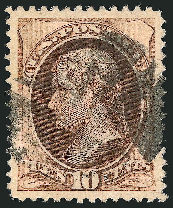 Cost of US Stamp Scott 188 - 10c 1879 Jefferson. Robert Siegel Auction Galleries, Nov 2012, Sale 1034, Lot 176