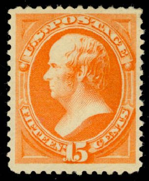 Costs of US Stamps Scott Catalogue #189 - 1879 15c Webster. Daniel Kelleher Auctions, Jan 2015, Sale 663, Lot 1418