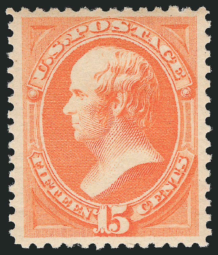 US Stamp Value Scott Catalog 189: 1879 15c Webster. Robert Siegel Auction Galleries, Mar 2012, Sale 1019, Lot 518