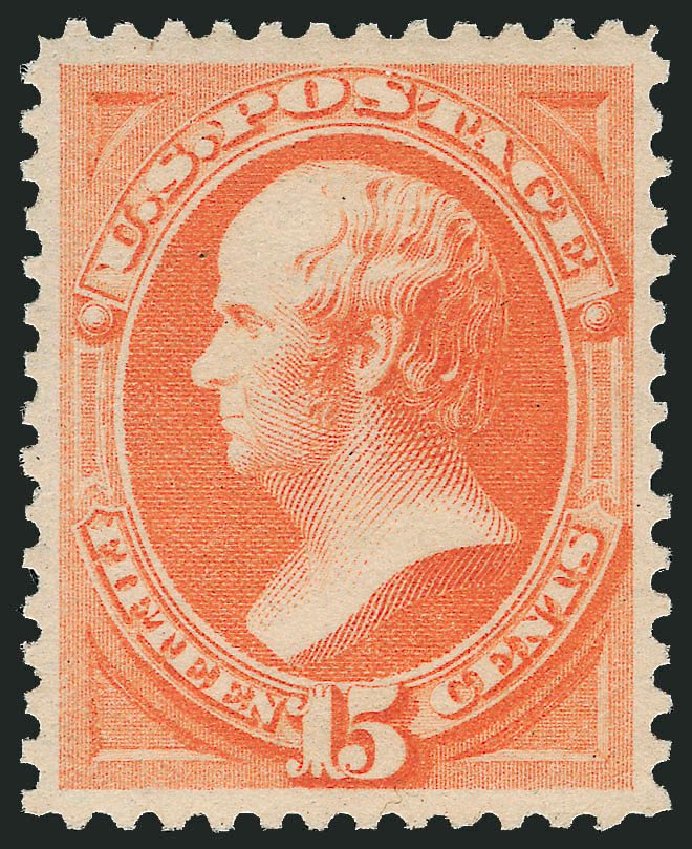 Values of US Stamps Scott Cat. #189: 15c 1879 Webster. Robert Siegel Auction Galleries, Dec 2014, Sale 1090, Lot 1348