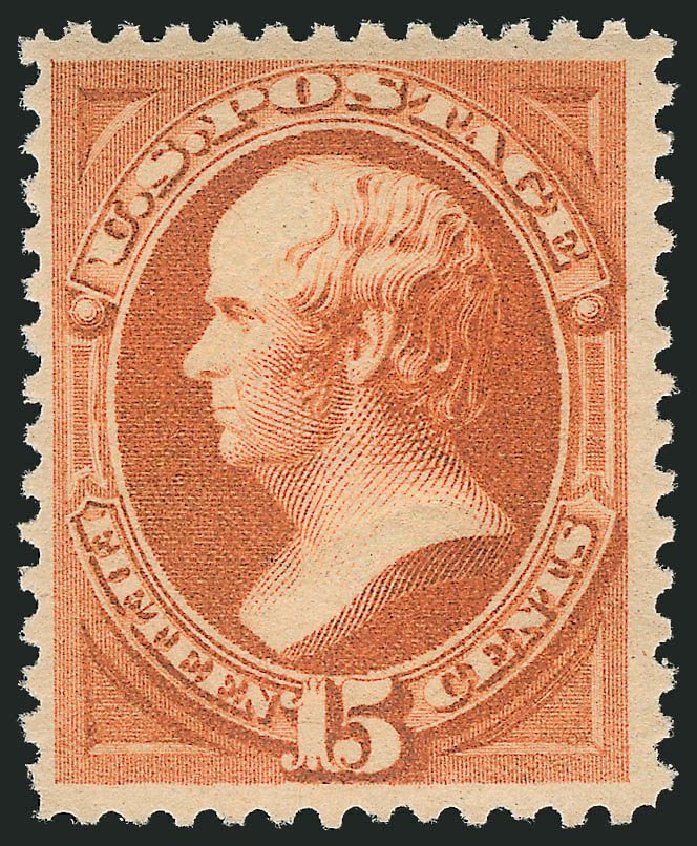 US Stamps Price Scott Catalogue 189 - 15c 1879 Webster. Robert Siegel Auction Galleries, Dec 2014, Sale 1090, Lot 1349