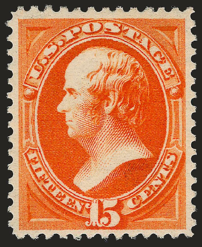 Value of US Stamps Scott #189: 15c 1879 Webster. Robert Siegel Auction Galleries, Sep 2008, Sale 962, Lot 2459