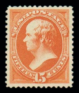 Costs of US Stamp Scott Catalog 189 - 15c 1879 Webster. Matthew Bennett International, Oct 2007, Sale 320, Lot 480