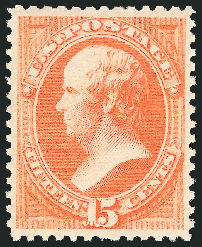 US Stamps Price Scott Cat. #189: 1879 15c Webster. Robert Siegel Auction Galleries, Dec 2012, Sale 1037, Lot 1750