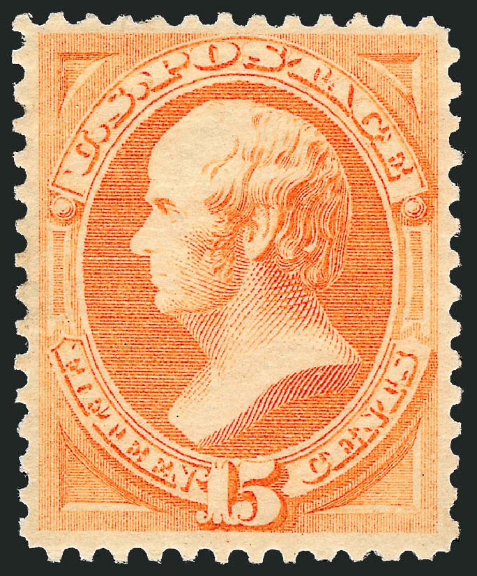 US Stamp Price Scott Cat. #189: 1879 15c Webster. Robert Siegel Auction Galleries, Jun 2009, Sale 975, Lot 1430