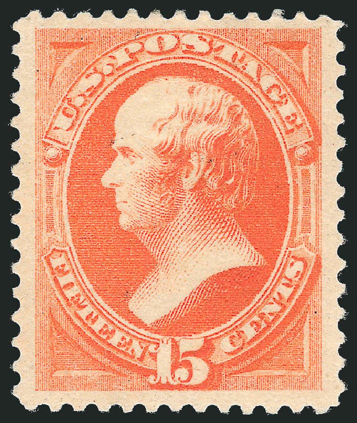 US Stamps Value Scott Cat. #189 - 15c 1879 Webster. Robert Siegel Auction Galleries, Mar 2011, Sale 1007, Lot 2361