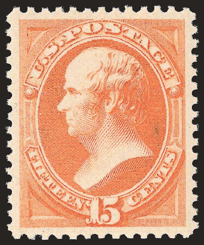 Price of US Stamps Scott # 189 - 1879 15c Webster. Robert Siegel Auction Galleries, Dec 2009, Sale 978, Lot 1044