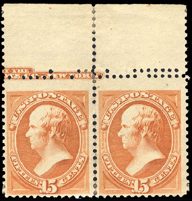 Value of US Stamp Scott #189 - 15c 1879 Webster. Cherrystone Auctions, Apr 2010, Sale 201004, Lot 185
