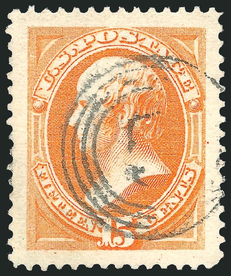 US Stamp Value Scott # 189 - 1879 15c Webster. Robert Siegel Auction Galleries, Nov 2013, Sale 1061, Lot 3625