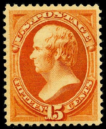 Value of US Stamps Scott Cat. # 189 - 15c 1879 Webster. Matthew Bennett International, May 2008, Sale 327, Lot 192