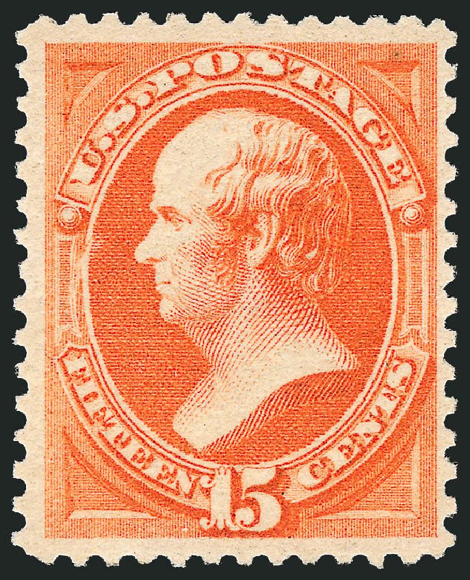 Prices of US Stamps Scott Catalog 189: 1879 15c Webster. Robert Siegel Auction Galleries, Oct 2008, Sale 963, Lot 802