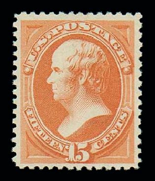 Price of US Stamp Scott Catalog # 189 - 15c 1879 Webster. Matthew Bennett International, Dec 2007, Sale 324, Lot 1123