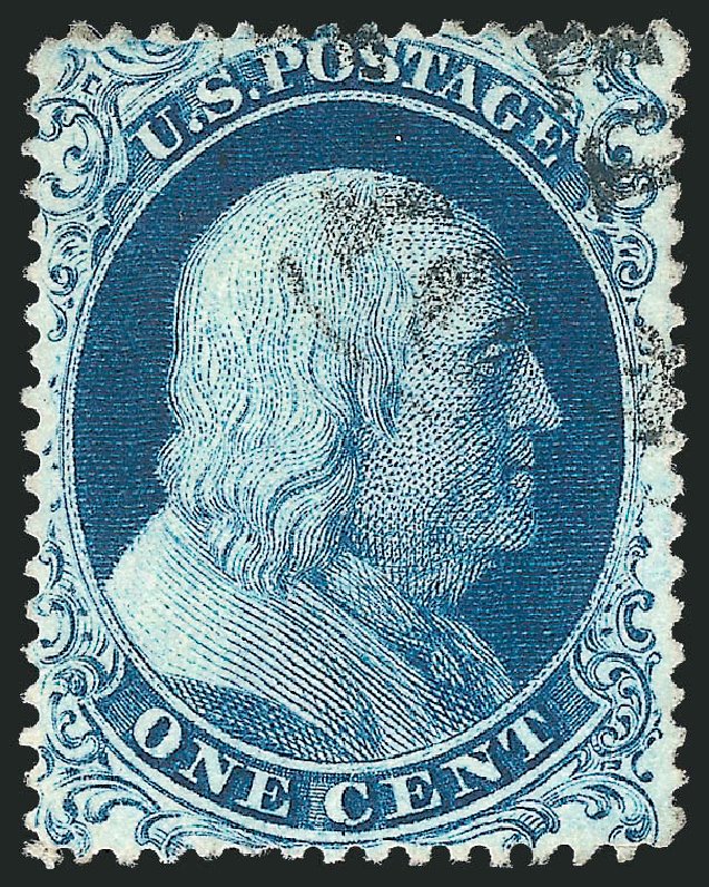 Values of US Stamps Scott # 19: 1c 1857 Franklin. Robert Siegel Auction Galleries, Dec 2013, Sale 1062, Lot 127